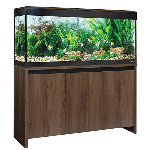 Fluval Roma 240 Aquarium Kit with Stand - Walnut