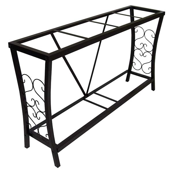 55 Gallon Black Scroll Aquarium Stand