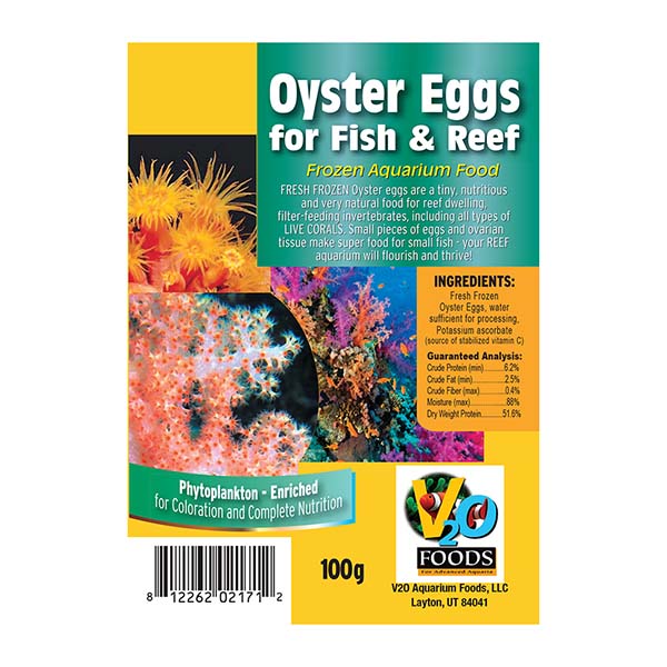 V2O Foods Oyster Eggs Frozen Food