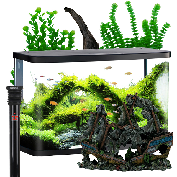 LiveAquaria® 23 Gallon Curved-Edge Aquarium Kits