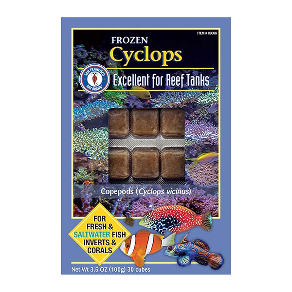 San Francisco Bay Brand® Frozen Cyclops Fresh & Saltwater Fish Food